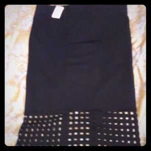 Black Body Con Skirt